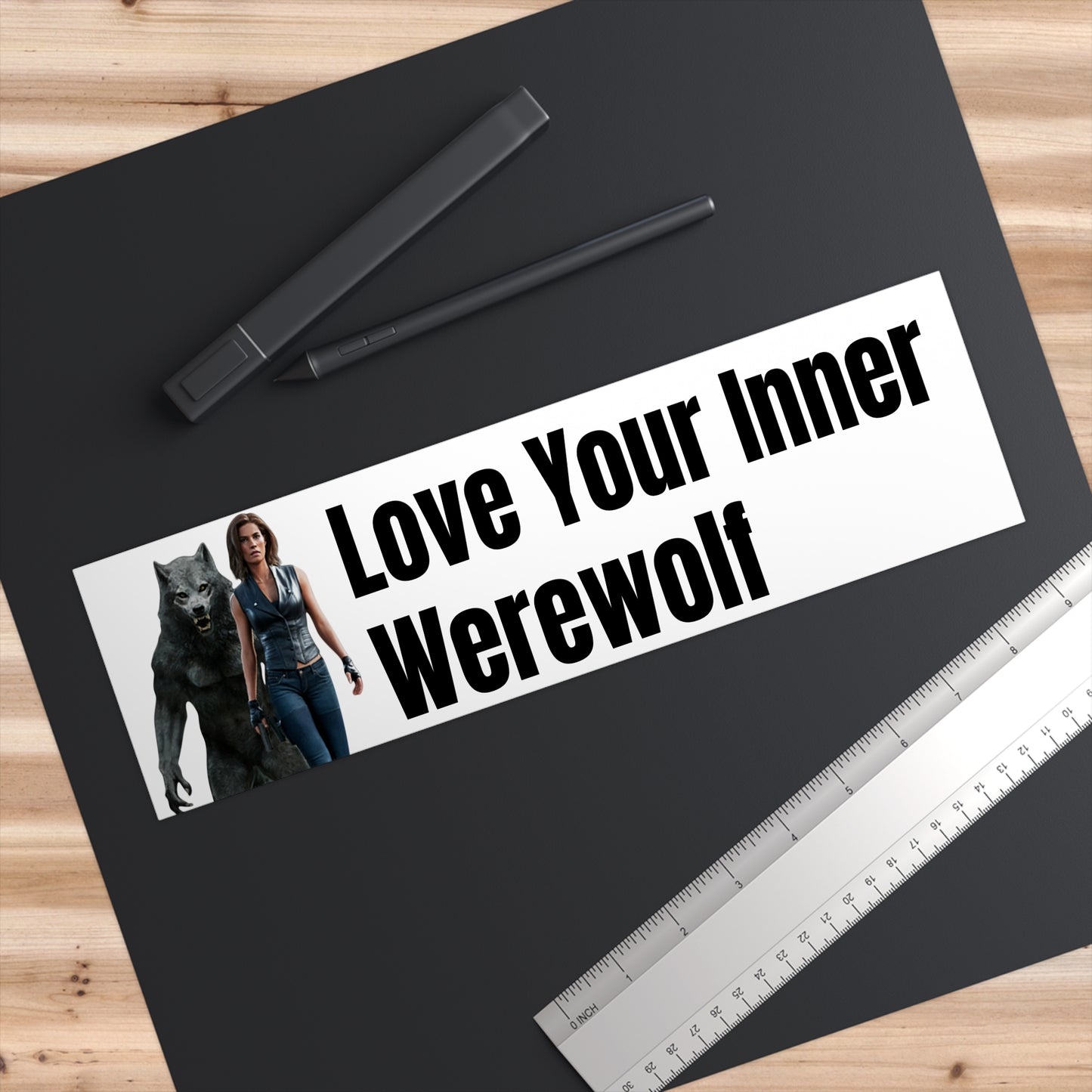 Love Your Inner Werewolf Bumper Stickers