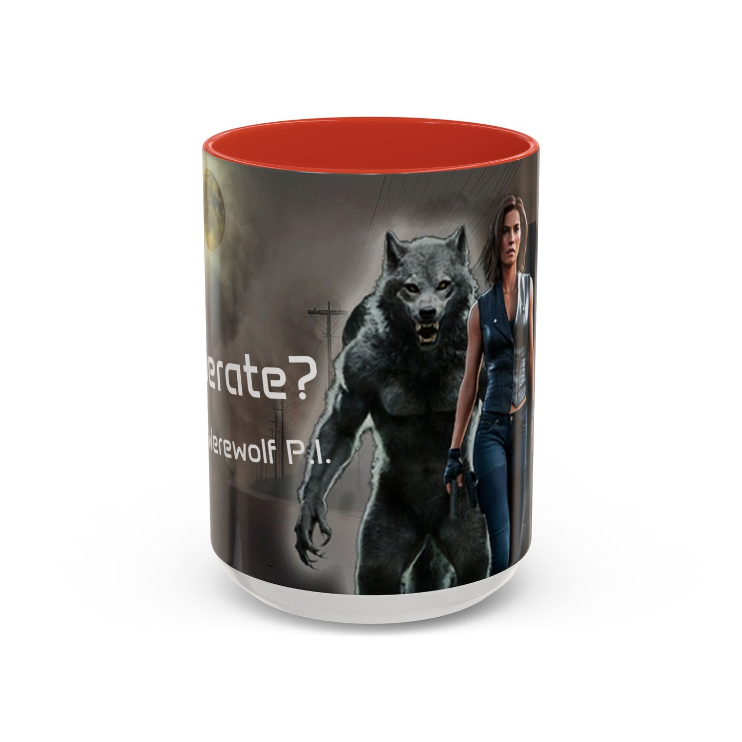 Werewolf P.I. Coffee Mug (11, 15oz)