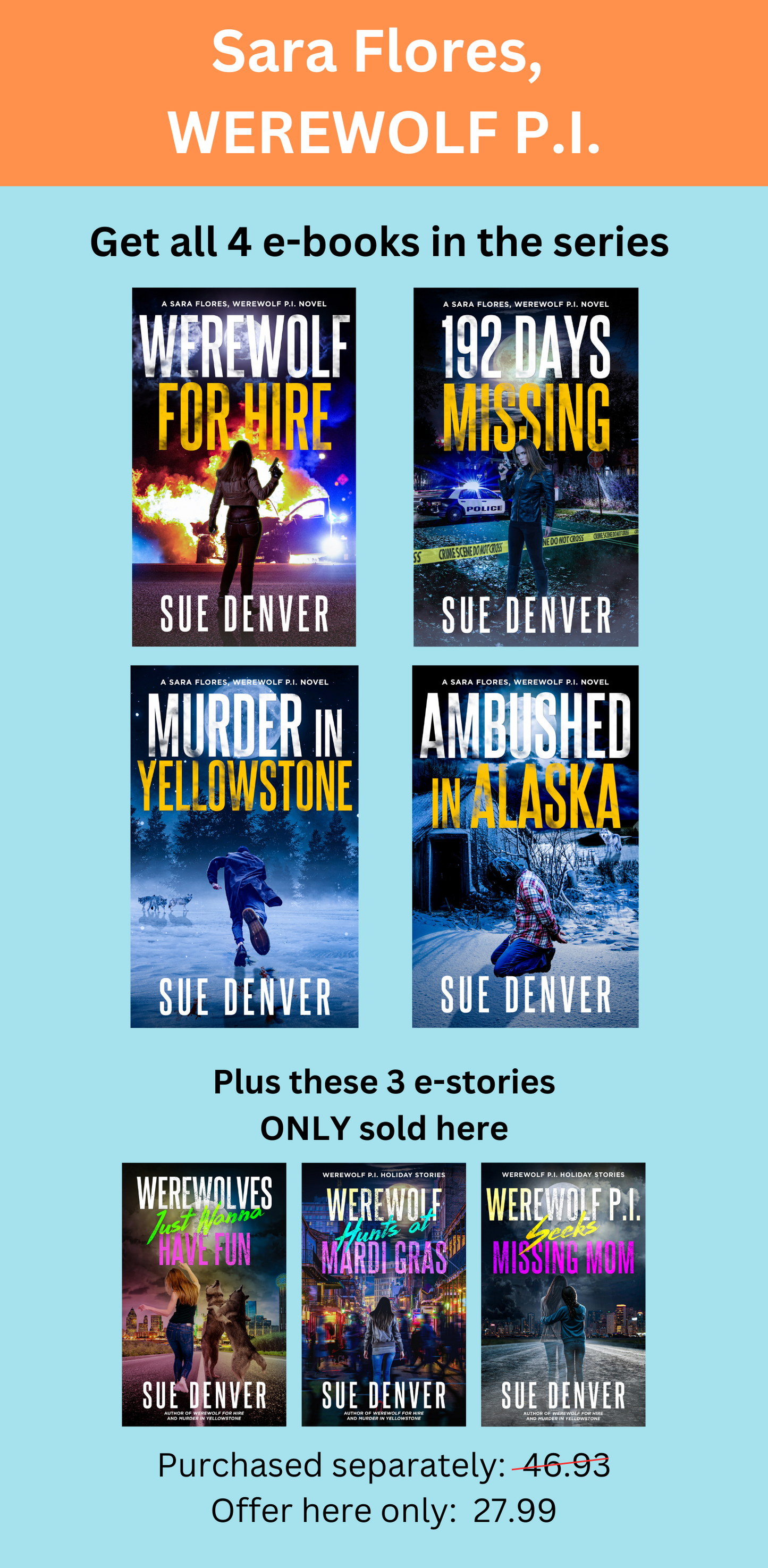 e-BUNDLE - Werewolf P.I. Series