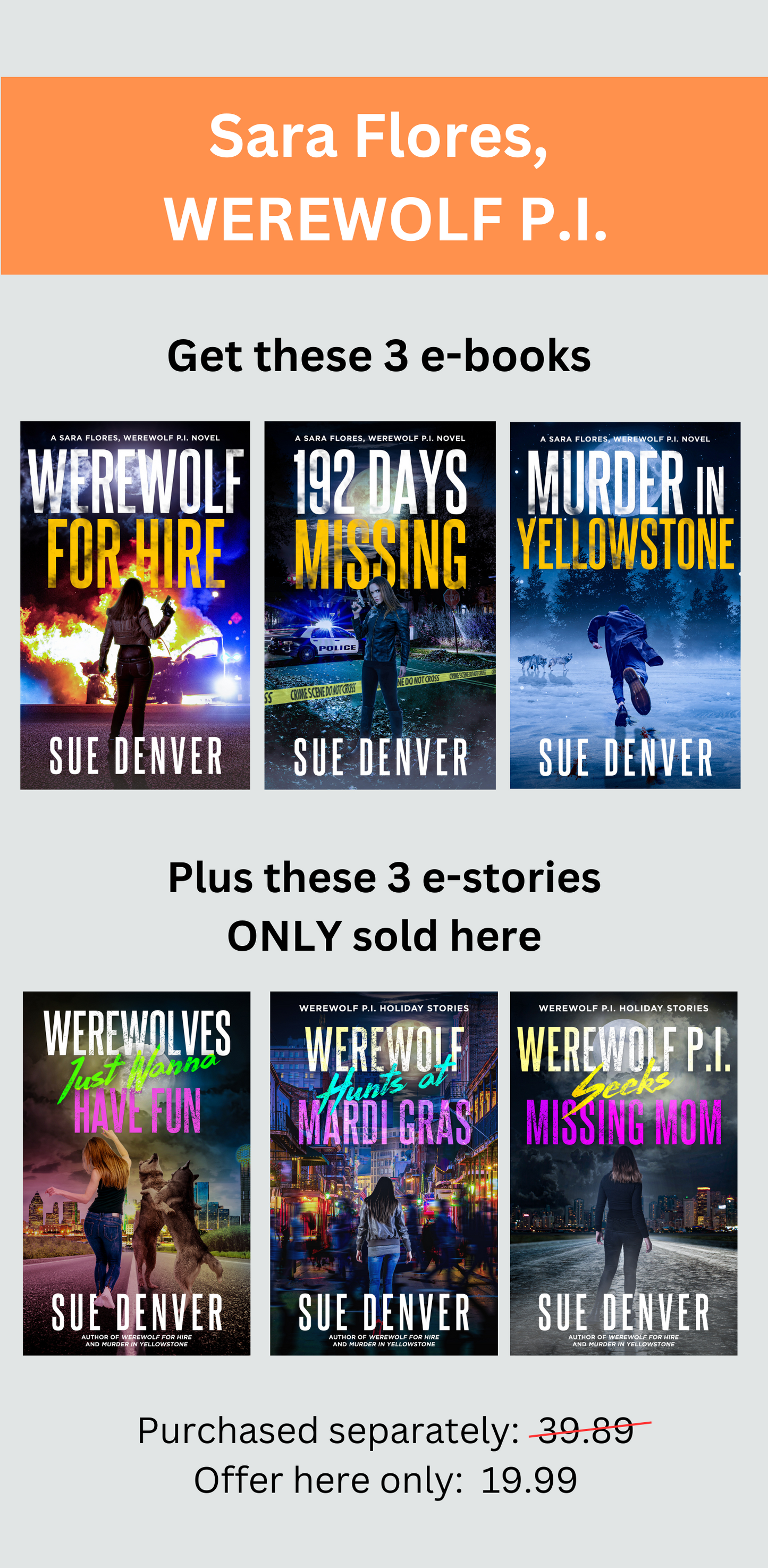 e-BUNDLE - Werewolf P.I. Series