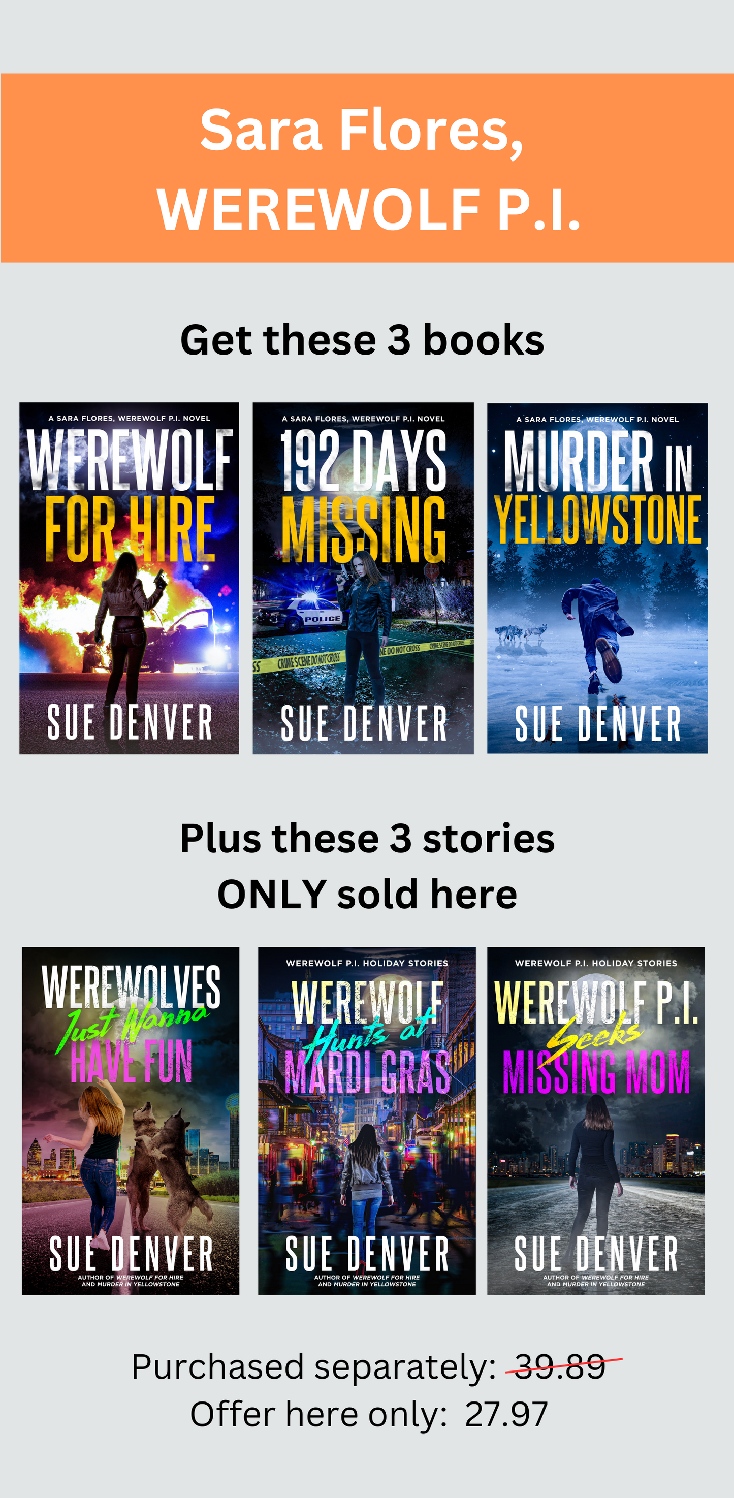 e-BUNDLE - Werewolf P.I. Series